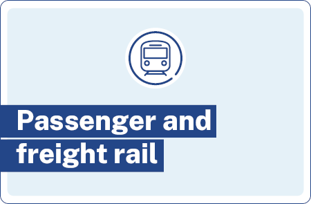 Passenger and freight rail